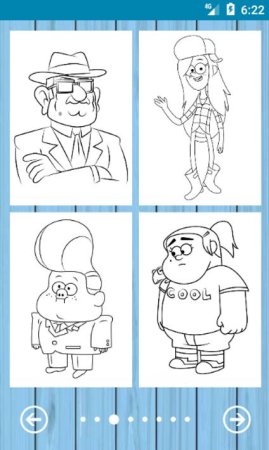 Нарисовать Гравити Фолз Диппер