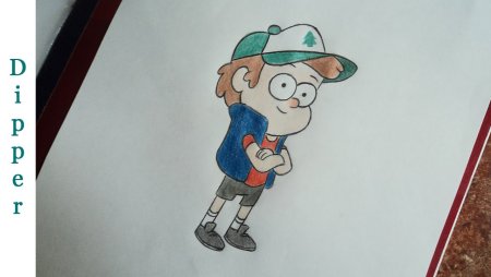 Стэнфорд из Гравити Фолз для срисовки