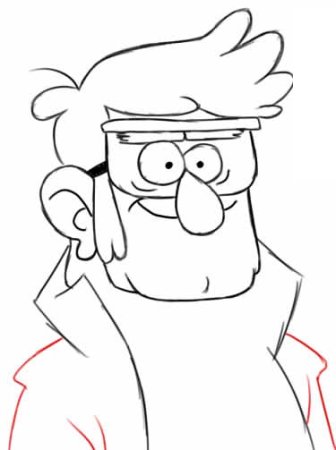 Рисунки для срисовки Гравити Фолз лёгкие для начинающих
