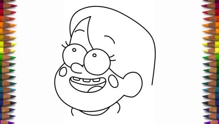 Диппер Пайнс раскраска