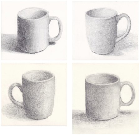 Кружка карандашом