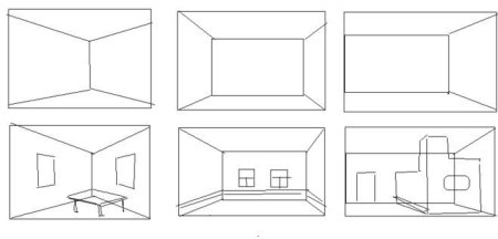 Поэтапное рисование комнаты