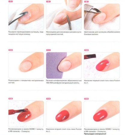 Аппаратный маникюр схема пошагово