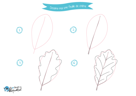 Поэтапное рисование листьев карандашом
