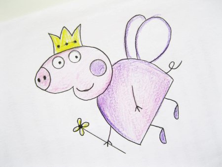 Папа Свин рисовать