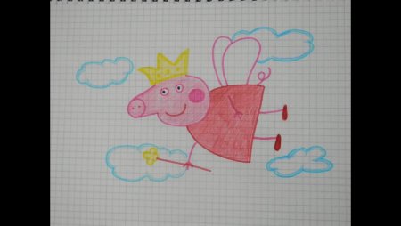 Свинка Пеппа рисовалка