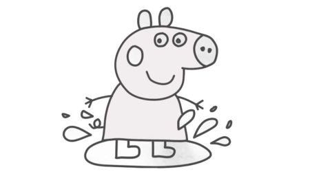 Семья свинки Пеппы раскраска