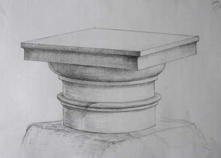 Гипсовая Капитель дорическая