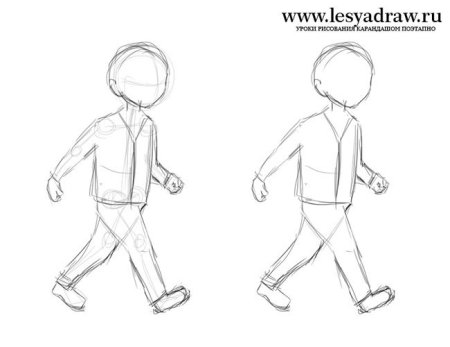 Поэтапное рисование мальчика для детей