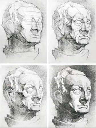 Сократ гипсовая голова для рисования