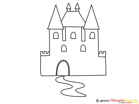Замок рыцаря рисунок