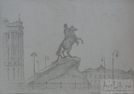 Добужинский художник медный всадник