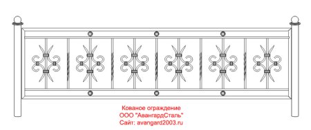 Эскизы кованых ограждений для палисадника