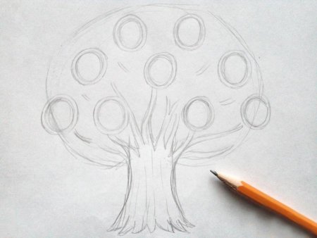 Генеалогическое дерево карандашом