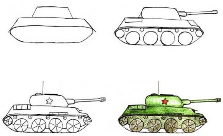 Как нарисовать танк: 19 простых способов - Лайфхакер