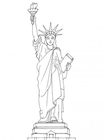 Идеи для срисовки статуя свободы легкие (85 фото)