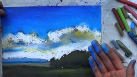 Уроки рисования сухой пастелью