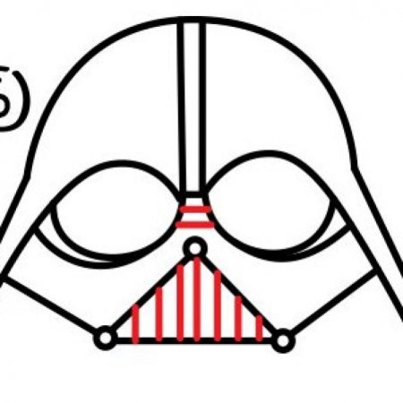 Дарт Вейдер нарисовать легко