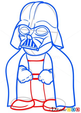 Дарт Вейдер нарисовать поэтапно