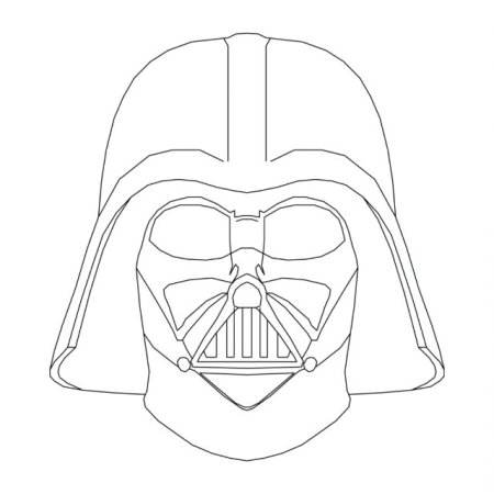 Шлем Дарта Вейдера схема