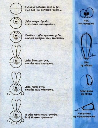Как нарисовать Кроша из смешариков поэтапно