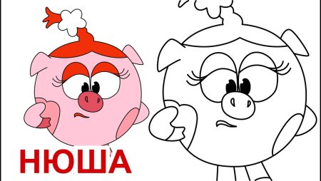 Лёгкие рисунки Смешарики