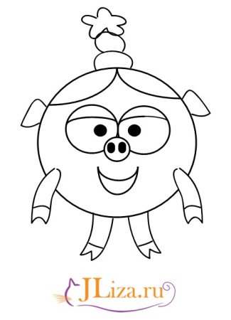 Как нарисовать смешариков