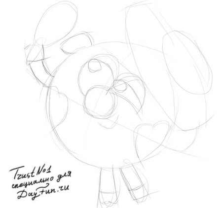 Бараш из смешариков рисунок карандашом