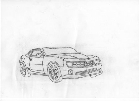 Шевроле Камаро поэтапно