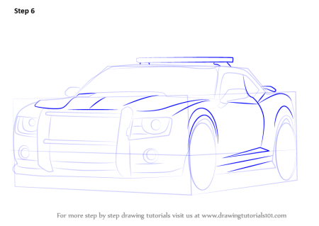 Нарисовать Камаро карандашом поэтапно