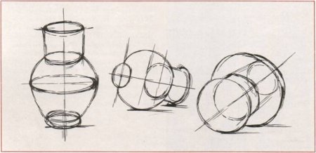 Предметы в ракурсе для рисования