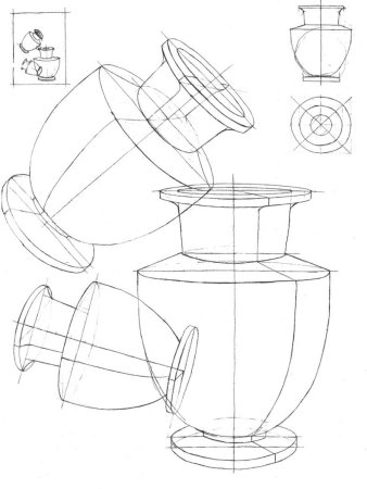 Рисунок гипсовой вазы поэтапно (48 фото) » рисунки для срисовки на  Газ-квас.ком
