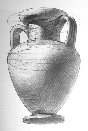 Гипсовая ваза Академический рисунок