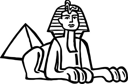 Сфинкс Египет рисунок