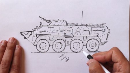 Военная техника карандашом