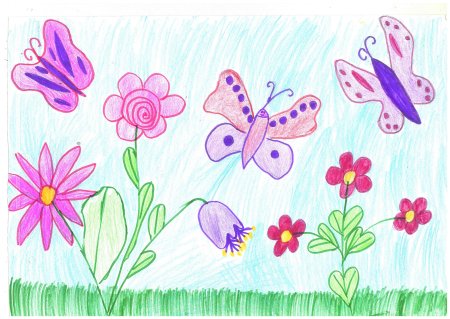 Рисование в детском саду на тему лето