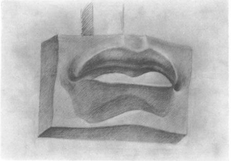 Давид Микеланджело эскизы губы Давида