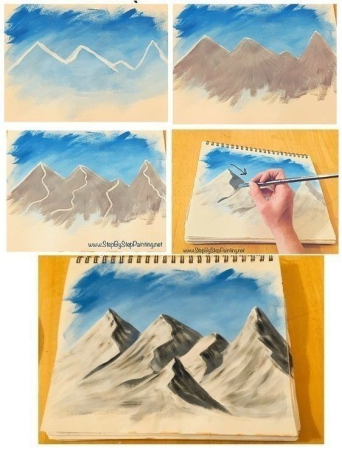 Рисование гор