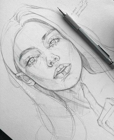Эскизы карандашом