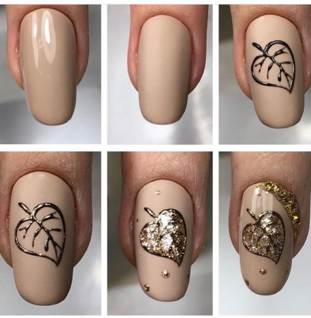 Рисунки на ногтях пошагово