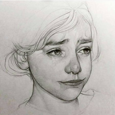 Автопортрет карандашом