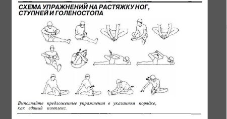 Упражнения для растяжки ног
