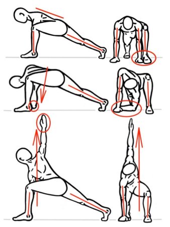 Упражнения на растяжку