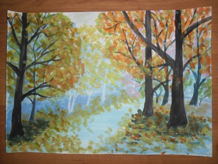 Рисование 2 класс осень