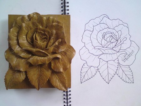 Резьба по дереву эскизы