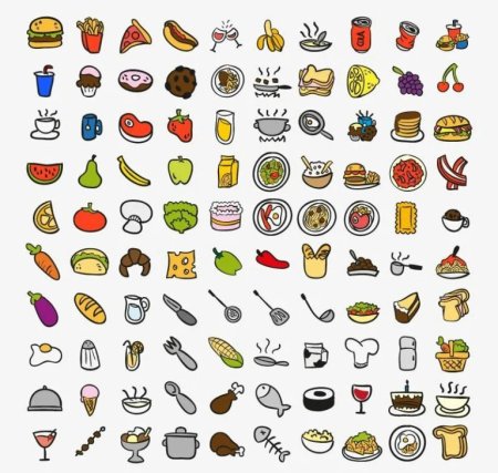 Маленькая нарисованная еда