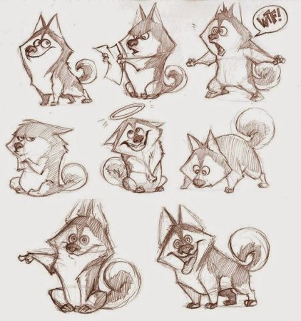 Стили рисования животных