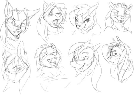 Фурри зарисовки