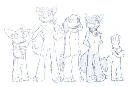 Фурри для рисования