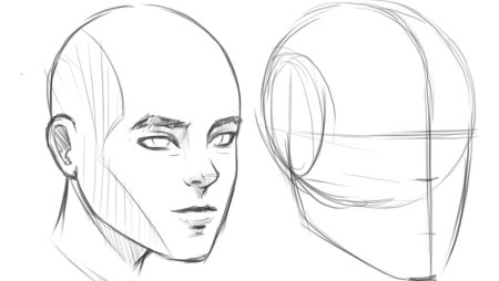 Эскиз головы